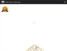 Tablet Screenshot of muenchen-catering.com
